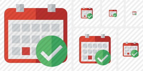 Calendar Ok Icon Calendar Ok Icon