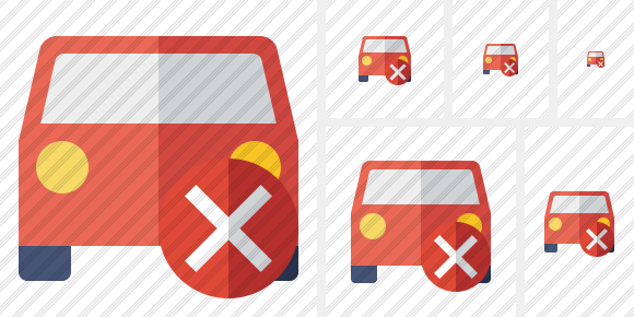 Car 2 Cancel Icon Car 2 Cancel Icon