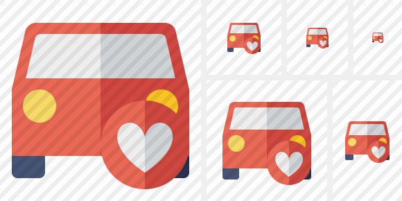 Car 2 Favorites Icon Car 2 Favorites Icon