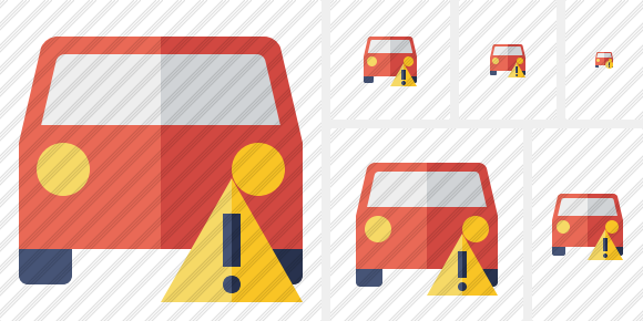 Car 2 Warning Icon Car 2 Warning Icon