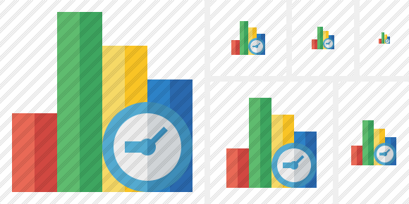 Chart Clock Symbol