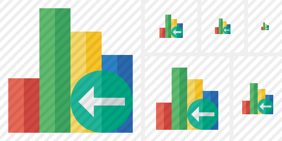 Icona Diagramma Indietro