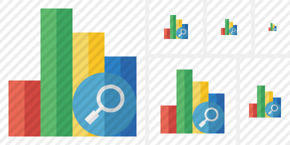 Icône Chart Search