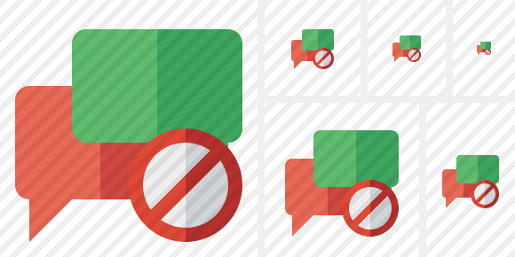 Chat 2 Block Icon Chat 2 Block Icon
