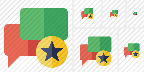Chat 2 Star Icon Chat 2 Star Icon