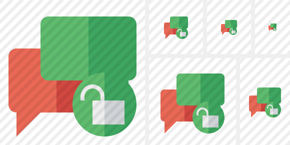 Chat 2 Unlock Icon Chat 2 Unlock Icon