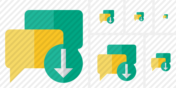 Chat Download Symbol Chat Download Symbol