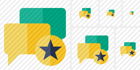 Chat Star Symbol Chat Star Symbol