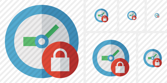 Clock Lock Symbol