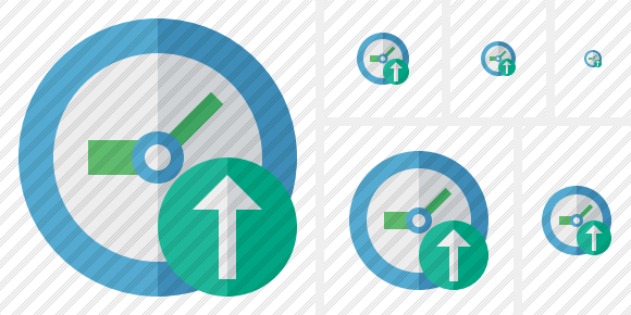 Clock Upload Symbol Clock Upload Symbol