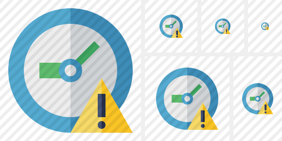Clock Warning Symbol Clock Warning Symbol