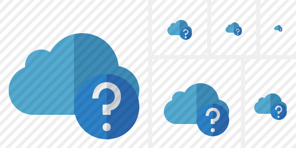Cloud Blue Help Icon Cloud Blue Help Icon