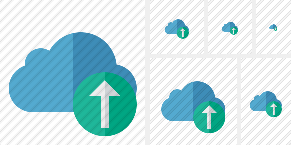 Cloud Blue Upload Icon Cloud Blue Upload Icon