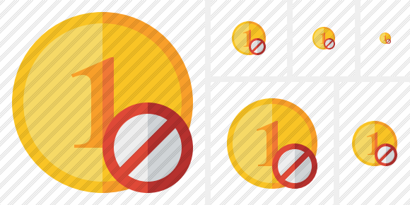 Coin Block Icon Coin Block Icon