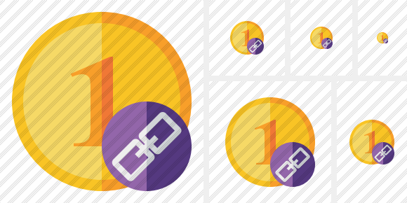 Coin Link Icon Coin Link Icon