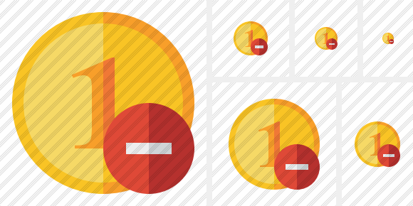 Coin Stop Icon Coin Stop Icon