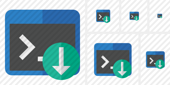 Command Prompt Download Symbol