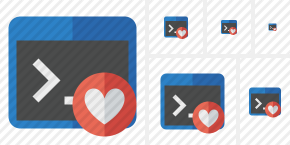 Command Prompt Favorites Symbol