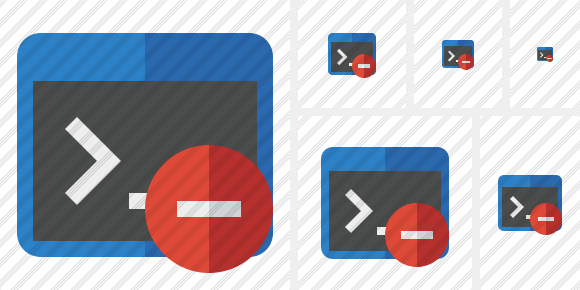 Icono Command Prompt Stop