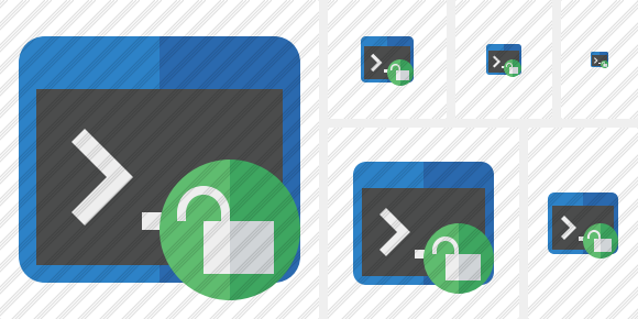 Command Prompt Unlock Symbol