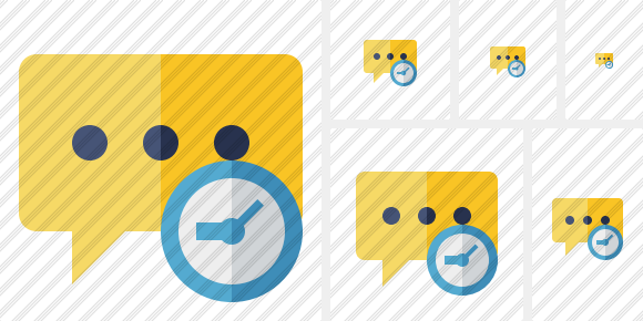 Comment Clock Icon Comment Clock Icon