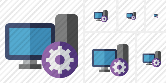 Computer Settings Symbol