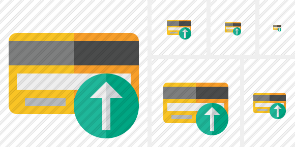 Credit Card Upload Icon Credit Card Upload Icon