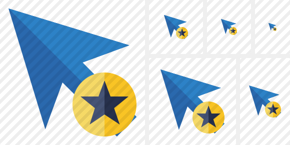 Cursor Star Icon