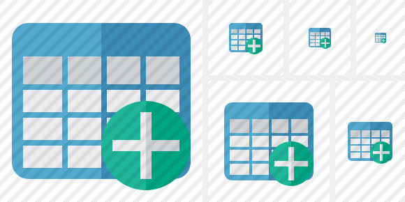 Database Table Add Icon