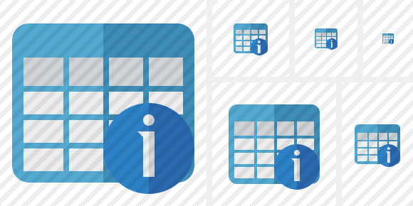 Icono Database Table Information