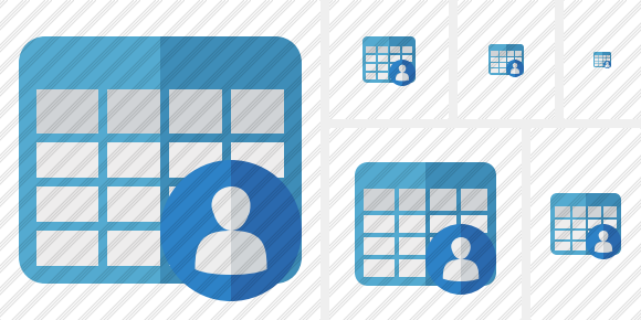 Database Table User Symbol