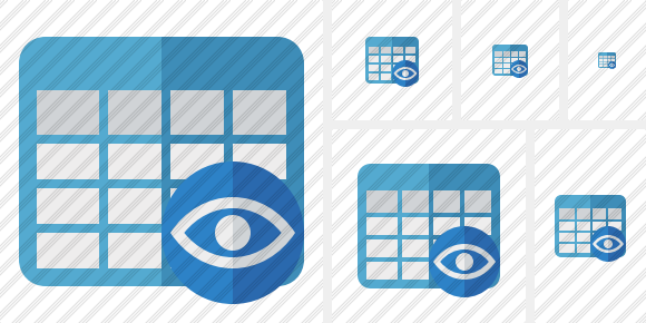 Database Table View Symbol