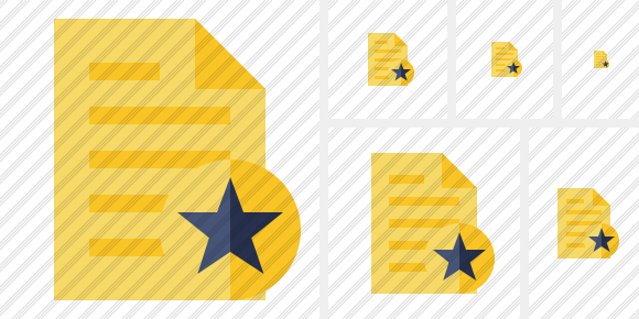 Icono Document 2 Star