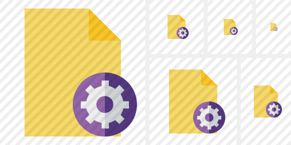 Document Blank 2 Settings Symbol