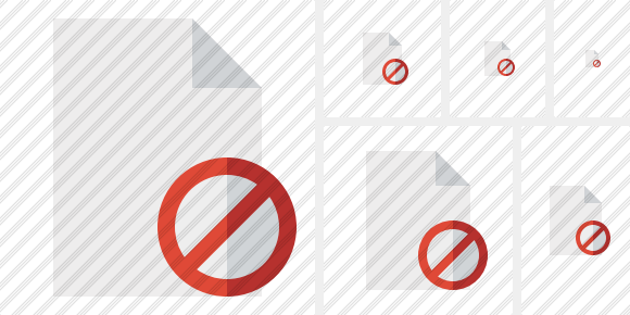 Icona Document Blank Block Icona Document Blank Block