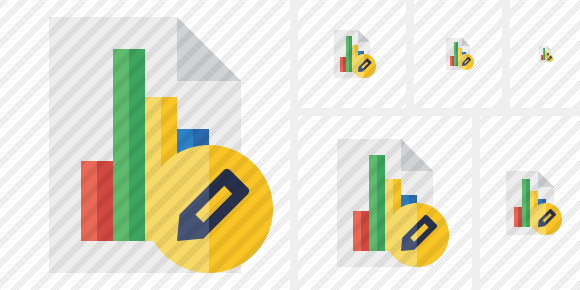 Icono Document Chart Edit