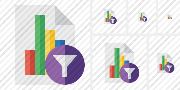 Document Chart Filter Symbol