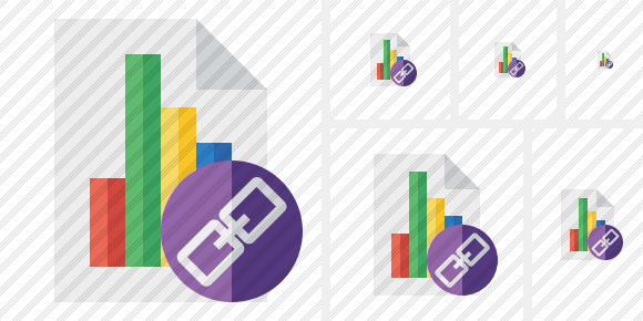 Document Chart Link Symbol