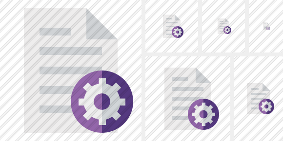 Icône Document Settings