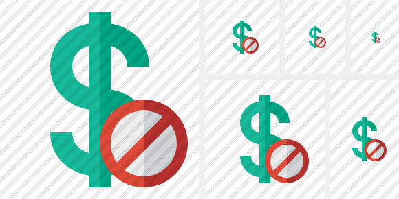 Dollar Block Icon Dollar Block Icon