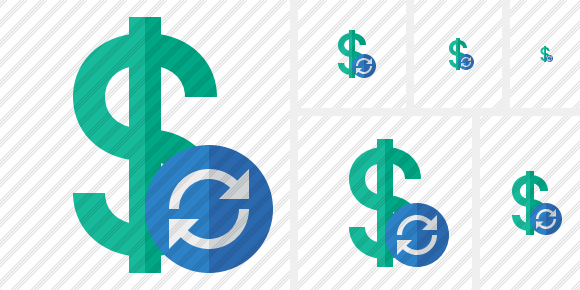 Dollar Refresh Icon Dollar Refresh Icon