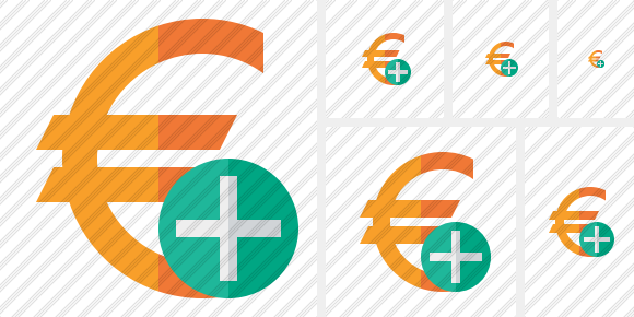 Euro Add Icon Euro Add Icon