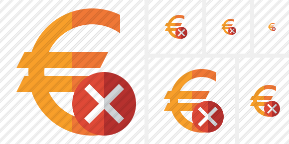 Euro Cancel Icon Euro Cancel Icon