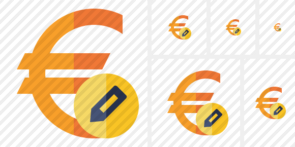 Euro Edit Icon Euro Edit Icon