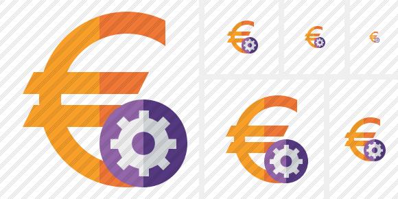 Euro Settings Icon Euro Settings Icon