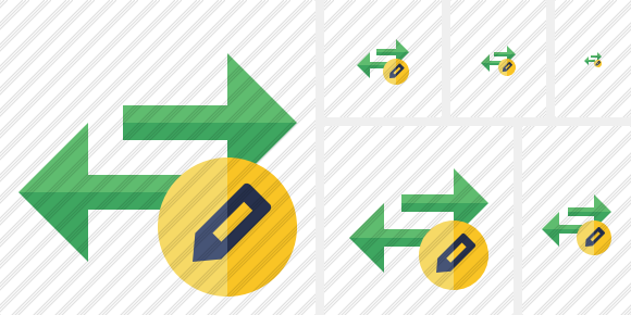 Иконка Обмен Горизонтальная Редактировать