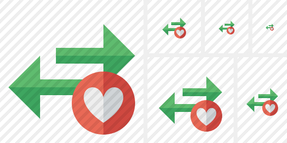 Exchange Horizontal Favorites Icon Exchange Horizontal Favorites Icon