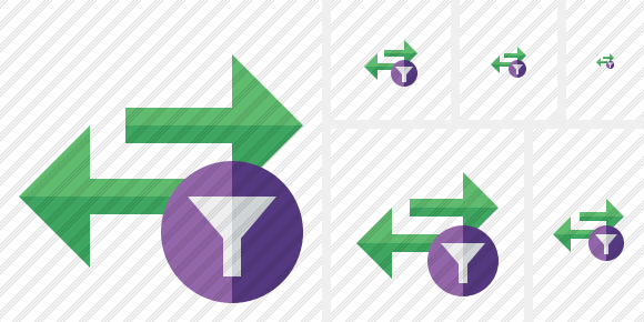 Exchange Horizontal Filter Symbol