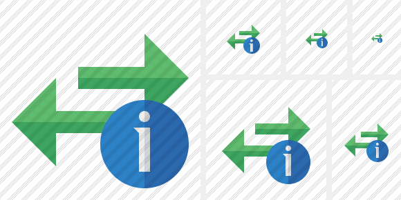 Icona Exchange Horizontal Info