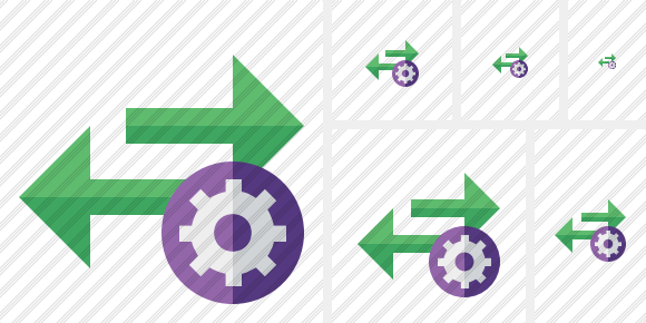 Exchange Horizontal Settings Symbol